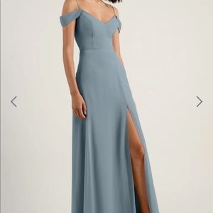 Jenny Yoo Priya Mayan blue size 12; taken in. Typically wear size 8 in reg dress